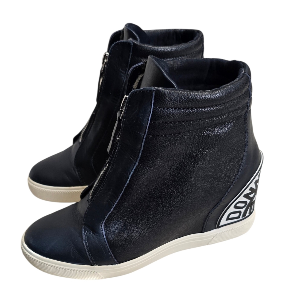 DKNY Wedge Dark Blue Women's Shoes